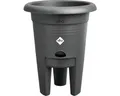 Erdbeertopf Elho Kunststoff 33 x 33 x 41,5 cm schwarz