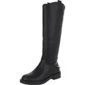 Ital-Design Damen Stiefel  Lederoptik Flache Stiefel 90471272 Schwarz Gr.  36 - Schwarz - 36