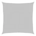 vidaXL Sonnensegel Sonnensegel Hellgrau 3x3 m 100 Polyester Oxford Sichtschutz Schatten S grau