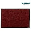 KARAT Sauberlaufmatte Brasil - Individuell einsetzbar - In verschiedenen Farben und Größen erhältlich - 90 x 120 cm - Rot