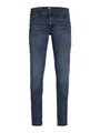 JACK & JONES Herren Slim Fit Jeans Glenn Skinny Tapered JJI Glenn ORIGINAL AM, Farben:Dunkelblau-2, Größe Jeans:31W / 30L