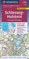 KOMPASS Großraum-Radtourenkarte 3701 Schleswig-Holstein, Hamburg, Ostfriesland 1