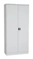 Gürkan Stahlschrank 100070 lichtgrau 92,0 x 42,0 x 195,0 cm, aufgebaut