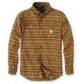 Carhartt Flanellhemd Carhartt MIDWEIGHT FLANNEL L/S PLAID SHIRT 105432 (1-tlg)