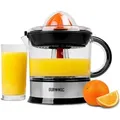 Duronic JE407 Elektrische Zitruspresse | 40W Entsafter | 700 ml Volumen | inkl. 2 austauschbare Presskegel | Fruchtpresse und Orangenpresse | Saftm...