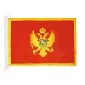 AZ FLAG Bootflagge Montenegro - 45x30 cm - Montenegrinische Bootsfahne 30 x 45 cm Marine Flaggen - Flaggen