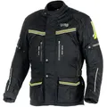 gms Motorradjacke GMS Terra Eco Motorrad Textiljacke reißverschluss gelb|schwarz XXL