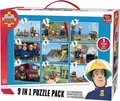 Jigsaw 9-in-1 Fireman Sam 12-50 Stücke