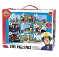 Feuerwehrmann Sam Puzzle XXL Puzzle Box Feuerwehrmann Sam 9 in 1 Legespiel, 50 Puzzleteile
