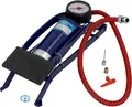 Fußluftpumpe Doppelzylinder, blau cartrend 10942 (4008153109423)