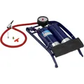 cartrend Einzylinder Fußluftpumpe Auto Fahrradreifen Manometer 7 bar Adapter