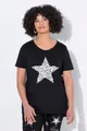 Angel of Style T-Shirt T-Shirt A-Linie Pailletten-Stern