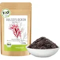Dulse Flocken 50 g aus dem Atlantik | Dulse Algen aus Wildsammlung | 100% naturrein – Rohkost | bioKontor