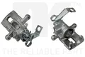 NK Bremssattel 2126156 für HONDA FN CIVIC FK Gusseisen 8 Hatchback FK1 FN4 FN1
