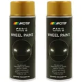 Felgengold Felgenlack gold 2x 400ml Motip CAR'S Lackspray Dupli-Color