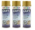 3x 400ml Felgengold DUPLI-COLOR Cars Lackspray Sprühlack Spray  385902