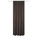 Kombibandschal WOLLY - stein - Thermo-Chenille - 295x135 cm blickdicht