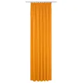 Einzelschal mit Kräuselband WIRTHNATUR - orange - 1-lagig - 130x260 cm