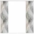 4-teiliges Schiebevorhang-Set TORRE - stein-weiß - je 60x245 cm blickdicht