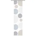 Schiebevorhang BORDEN - stein - je 60x245 cm blickdicht Verdunklungsvorhang