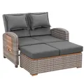 Greemotion Bahia Tobago Multifunktionssofa 117x93x74cm grau Neu