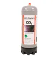 WELDINGER Gas CO² Einwegflasche 2 L ca. 1,3 kg MAG-Schweißgas Schutzgas M10x1R, MAG-Schweißen