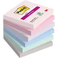 Post-it Super-Haftnotizen Soulful 76 x 76 mm Farbig sortiert 90 Blatt 6 Stück