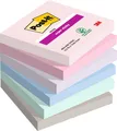 Post-it® Super Sticky Notes Soulful Collection 76 x 76 mm – 6 Blöcke à 90 Blatt