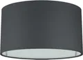 Wogati® Premium Lampenschirm E14/E27 Baumwolle|Farbe: Schwarz/Größe: Ø45cm Höhe 28cm