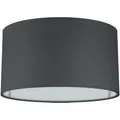 Lampenschirm Baumwolle | 3XL: Ø45 cm | Rund | E14/E27 | Schwarz