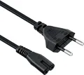 Mcbazel Netzkabel 3m Schwarz Euro-Stecker C7 2-polig PS5 PS4 PS3 Xbox Serie X/S
