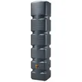 4rain Wandtank, Graphit, Kunststoff, 270 L, 40x185x42 cm, Gartenzubehör, Gartenpflege