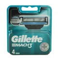 4 Gillette Mach3 Rasierklingen 4er Klingen Ersatzklingen Herrenklingen
