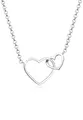 Elli Halskette Damen Herz Anhänger Verschlungen in 925 Sterling Silber Vergoldet