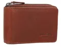 Gusti Leder Geldbörse Zora - Geldbeutel Kartenetui Auto-Schlüsselanhänger Vintage Damen Herren Braun Leder