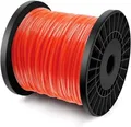 Forever Speed Rasentrimmer Faden Trimmerfaden Rasen - 2,8 mm x 100 Meter Rot