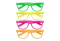 relaxdays Partyanzug Bunte Partybrille im 4er Set