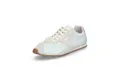 Victoria Aster Damen Sneaker Fersenpatch aus Glattleder in Kontrastfarbe