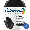 6x Coloreria Farbkonzentrat Für Stoffe Schwarz