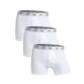 CR7 CRISTIANO RONALDO Herren Enganliegende Boxershorts (3er-Pack), Weiß, L