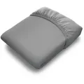 bett1.de BODYGUARD® Jersey-Spannbettlaken 180-200x220 silber