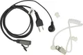 vhbw Headset kompatibel mit Motorola PRO5450, MTX960, PRO5150, PRO5350, PR860, MTX950, MTX900, MTX9250, MTX9000 Funkgerät - schwarz, Akustikschlauch