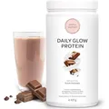 pretty woman® Daily Glow Eiweiss Protein Pulver für Frauen „Dutch Chocolate“ 420 g - Low Carb Shake mit Vitaminen & Mineralien, Biotin & Folsäure - nur 0,5g Zucker pro Portion