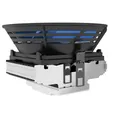 Pccooler Q120 V2 Top-Blow CPU-Kühler - Kühlset - 12 cm - 1500 RPM - 42 cfm - Sch