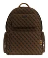 GUESS Boston Backpack Rucksack Freizeitrucksack Rucksack Coffee braun schwarz