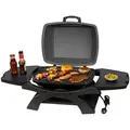 Tepro Elektrogrill Abington, 2300 W, Grillfläche: ca. 47 x 35 cm, 2300 W grau|schwarz