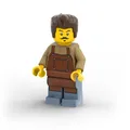 Barber, Reddish Brown Apron ❤️ LEGO® Minifigures / M 10320