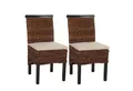 MCW Esszimmerstuhl Acireale-2 (Set, 2 St), 2er-Set, Beine aus lackiertem Holz