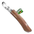 EQUESTRIAN STORE Double-Edged J2 Stainless Steel Hoof Trimming Loop Knife with Sheet Handle - Versatile Farrier Tool for Horse & Cow Hoof Care, Ideal for Farriers & Horse Owners. (FLK-08) (FLK-06)