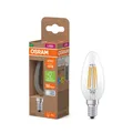 OSRAM LED Lampe B35 E14 2,2W ersetzt 40W 470lm 4000K Filament Klasse A